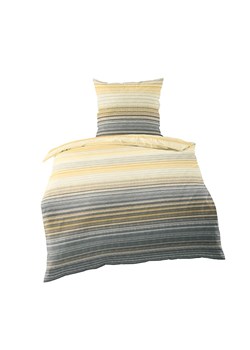 Bierbaum Komplet pościeli satynowej w kolorze żółto-szarym ze sklepu Limango Polska w kategorii Pościele - zdjęcie 188267441