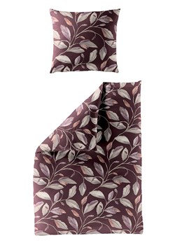 Bierbaum Komplet pościeli satynowej w kolorze fioletowym ze sklepu Limango Polska w kategorii Pościele - zdjęcie 188267450