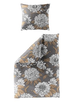 Bierbaum Komplet pościeli satynowej w kolorze jasnoszaro-beżowym ze sklepu Limango Polska w kategorii Pościele - zdjęcie 188267461