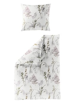 Bierbaum Komplet pościeli satynowej w kolorze jasnoróżowo-fioletowo-białym ze sklepu Limango Polska w kategorii Pościele - zdjęcie 188267520