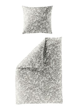 Bierbaum Komplet pościeli satynowej w kolorze szaro-białym ze sklepu Limango Polska w kategorii Pościele - zdjęcie 188267552