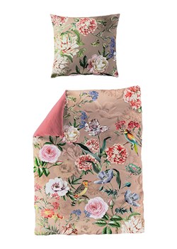 Bierbaum Komplet pościeli satynowej w kolorze beżowo-jasnoróżowym ze sklepu Limango Polska w kategorii Pościele - zdjęcie 188267601