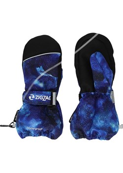 Zigzag Rękawiczki funkcyjne "True Printed" w kolorze niebieskim ze sklepu Limango Polska w kategorii Rękawiczki dziecięce - zdjęcie 188268411