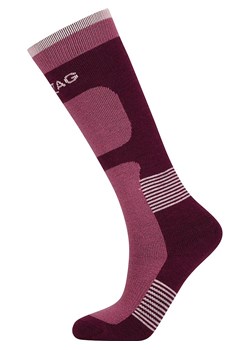 Zigzag Skarpety narciarskie "Tippy" w kolorze czerwono-fioletowym ze sklepu Limango Polska w kategorii Skarpetki dziecięce - zdjęcie 188268423