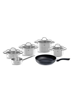 Fissler 6-częściowy zestaw w kolorze srebrno-czarnym ze sklepu Limango Polska w kategorii Garnki - zdjęcie 188269380