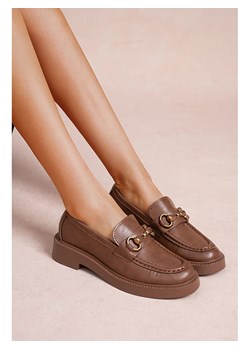 Foreverfolie Mokasyny w kolorze jasnobrązowym ze sklepu Limango Polska w kategorii Mokasyny damskie - zdjęcie 188270860