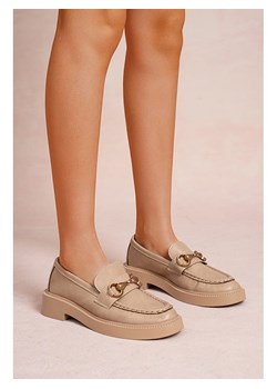 Foreverfolie Mokasyny w kolorze beżowym ze sklepu Limango Polska w kategorii Mokasyny damskie - zdjęcie 188270863
