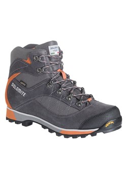 DOLOMITE Skórzane botki turystyczne "Zernez GTX" w kolorze szarym ze sklepu Limango Polska w kategorii Buty trekkingowe damskie - zdjęcie 188271202