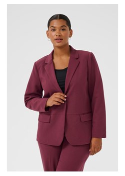 KAFFE curve Blezer "Sakira" w kolorze bordowym ze sklepu Limango Polska w kategorii Marynarki damskie - zdjęcie 188271541