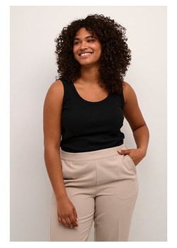 KAFFE curve Top "Carina" w kolorze czarnym ze sklepu Limango Polska w kategorii Bluzki damskie - zdjęcie 188271571