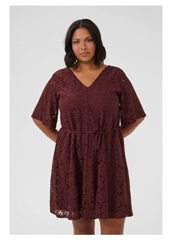 KAFFE curve Sukienka "Nima" w kolorze bordowym ze sklepu Limango Polska w kategorii Sukienki - zdjęcie 188271832