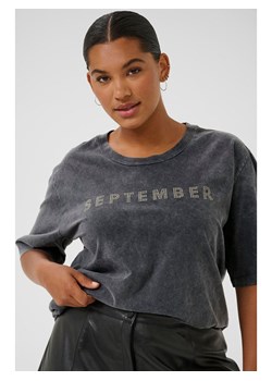 KAFFE curve Koszulka "Serina" w kolorze szarym ze sklepu Limango Polska w kategorii Bluzki damskie - zdjęcie 188271891