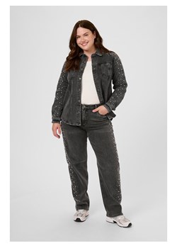KAFFE curve Kurtka dżinsowa "Petri" w kolorze antracytowym ze sklepu Limango Polska w kategorii Kurtki damskie - zdjęcie 188272011