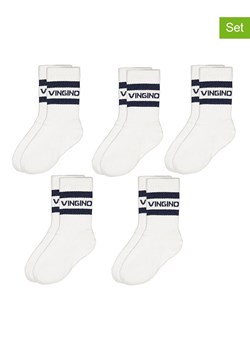 Vingino Skarpety (5 par) w kolorze biało-czarnym ze sklepu Limango Polska w kategorii Skarpetki dziecięce - zdjęcie 188273392