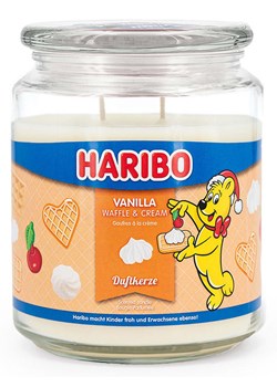 Haribo Świeca zapachowa "Haribo Vanilla Waffle Cream" - 510 g ze sklepu Limango Polska w kategorii Świece i dyfuzory - zdjęcie 188275013