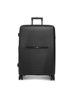 Walizka średnia Beverly Hills Polo Club CEO-BHPC-WAL-007-M Czarny ze sklepu eobuwie.pl w kategorii Walizki - zdjęcie 188275590