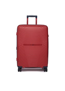 Walizka średnia Beverly Hills Polo Club CEO-BHPC-WAL-006-M Czerwony ze sklepu eobuwie.pl w kategorii Walizki - zdjęcie 188275622