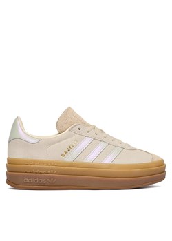 Sneakersy adidas Gazelle Bold IH6782 Beżowy ze sklepu eobuwie.pl w kategorii Buty sportowe damskie - zdjęcie 188275770