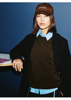 Reserved - Bluza z modalem - ciemnofioletowy ze sklepu Reserved w kategorii Bluzy damskie - zdjęcie 188279782