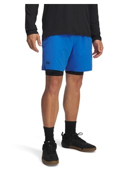 Under Armour Szorty funkcyjne 2w1 w kolorze niebieskim ze sklepu Limango Polska w kategorii Spodenki męskie - zdjęcie 188280750