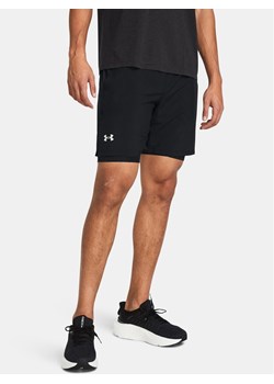 Under Armour Szorty 2w1 "Launch" w kolorze czarnym do biegania ze sklepu Limango Polska w kategorii Spodenki męskie - zdjęcie 188280754