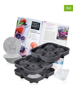 Moritz &amp; Moritz 9-częściowy zestaw w kolorze szarym do kostek lodu ze sklepu Limango Polska w kategorii Naczynia - zdjęcie 188280904