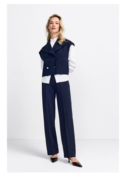 Rich &amp; Royal Spodnie w kolorze granatowym ze sklepu Limango Polska w kategorii Spodnie damskie - zdjęcie 188280944