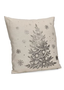 Bizzotto Poduszka "Kimberley" w kolorze srebrno-beżowym - 45 x 45 cm ze sklepu Limango Polska w kategorii Poduszki dekoracyjne - zdjęcie 188281234