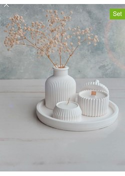 Lucky Bees 4-częściowy zestaw w kolorze białym ze sklepu Limango Polska w kategorii Świece i dyfuzory - zdjęcie 188281262