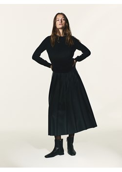 Reserved - Skórzane botki - czarny ze sklepu Reserved w kategorii Botki - zdjęcie 188281730