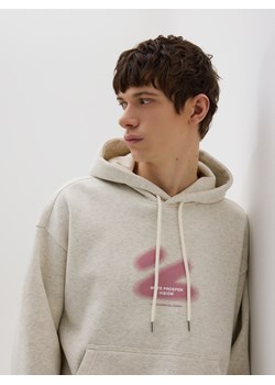 Reserved - Bluza z nadrukiem - jasnoszary ze sklepu Reserved w kategorii Bluzy męskie - zdjęcie 188281774