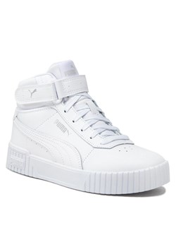 Puma Sneakersy Carina 2.0 Mid Jr 387376 02 Biały ze sklepu MODIVO w kategorii Trampki damskie - zdjęcie 188282332