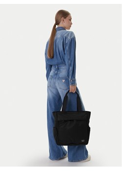 Guess Jeans Torebka M6RZ00 WK512 Czarny ze sklepu MODIVO w kategorii Torby Shopper bag - zdjęcie 188282354