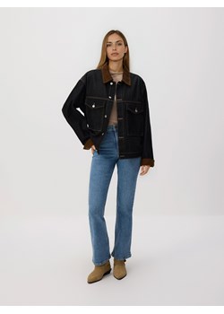 Reserved - Jeansy flare z krótszą nogawką - niebieski ze sklepu Reserved w kategorii Jeansy damskie - zdjęcie 188282911