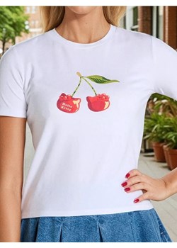 Sinsay - Koszulka z krótkim rękawem Hello Kitty - biały ze sklepu Sinsay w kategorii Bluzki damskie - zdjęcie 188283190