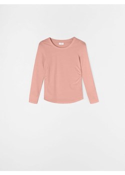 Sinsay - Bawełniana koszulka - różowy ze sklepu Sinsay w kategorii Bluzki ciążowe - zdjęcie 188283191