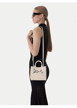 Torebka KARL LAGERFELD B1W50094 Beżowy ze sklepu eobuwie.pl w kategorii Listonoszki - zdjęcie 188283253