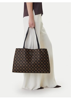 Torba weekendowa Guess Wilder Travel TWHP74 52025 Brązowy ze sklepu eobuwie.pl w kategorii Torby Shopper bag - zdjęcie 188283270