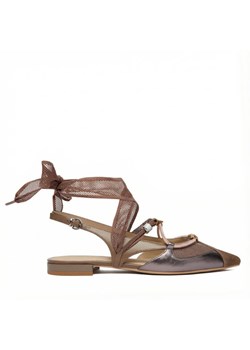 Czółenka PINKO Gianira 30 SD0547 P003 Brązowy ze sklepu eobuwie.pl w kategorii Czółenka - zdjęcie 188283281