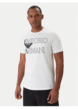 Emporio Armani T-Shirt EM000574 AF20434 U0002 Biały Regular Fit ze sklepu MODIVO w kategorii T-shirty męskie - zdjęcie 188283493