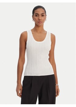 Fracomina Top FR26ST4005K524R9 Écru Slim Fit ze sklepu MODIVO w kategorii Bluzki damskie - zdjęcie 188283500