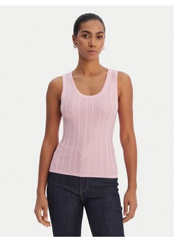 Fracomina Top FR26ST4005K524R9 Różowy Slim Fit ze sklepu MODIVO w kategorii Bluzki damskie - zdjęcie 188283523