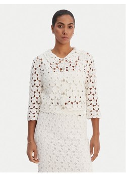 Fracomina Kardigan FR26ST8018K488R6 Écru Regular Fit ze sklepu MODIVO w kategorii Swetry damskie - zdjęcie 188283552