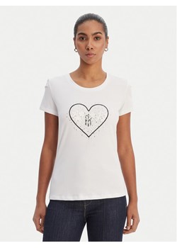 Fracomina T-Shirt FR26ST3002J401N5 Biały Regular Fit ze sklepu MODIVO w kategorii Bluzki damskie - zdjęcie 188283574