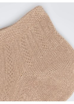 Stopki damskie ażurowe beżowe Holiana 801 ze sklepu Big Star w kategorii Skarpetki damskie - zdjęcie 188284060