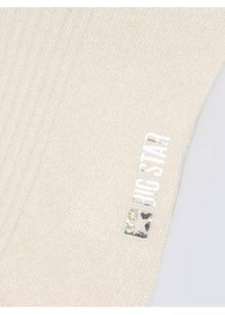 Stopki damskie z wiskozy z sercem białe Lovelia 100 ze sklepu Big Star w kategorii Skarpetki damskie - zdjęcie 188284090