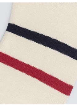 Stopki męskie z dwoma paskami białe Sherlock 100 ze sklepu Big Star w kategorii Skarpetki męskie - zdjęcie 188284100