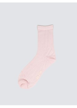 Skarpety damskie ażurowe z wizkozy różowe Holy 600 ze sklepu Big Star w kategorii Skarpetki damskie - zdjęcie 188284140