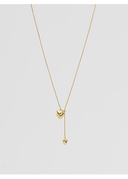 Reserved - Naszyjnik z zawieszkami w kształcie serca - złoty ze sklepu Reserved w kategorii Naszyjniki - zdjęcie 188284210