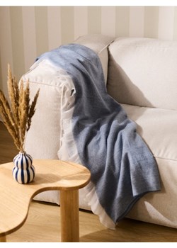 Sinsay - Koc z frędzlami - granatowy ze sklepu Sinsay w kategorii Koce i pledy - zdjęcie 188284512